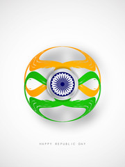 Creative Indian flag theme design