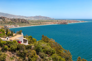 Fototapeta na wymiar Mediterranean Sea in Andalusia, Spain