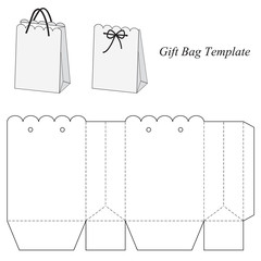 Interesting gift bag template