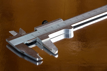Image of metallic caliper