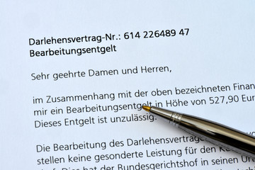 Bearbeitungsentgelt, Darlehen, Gebühren, Erstattung, BGH, Urteil