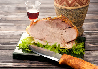 roasted pork