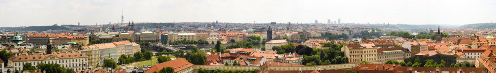 Naklejka na ściany i meble Prague Panorama 01