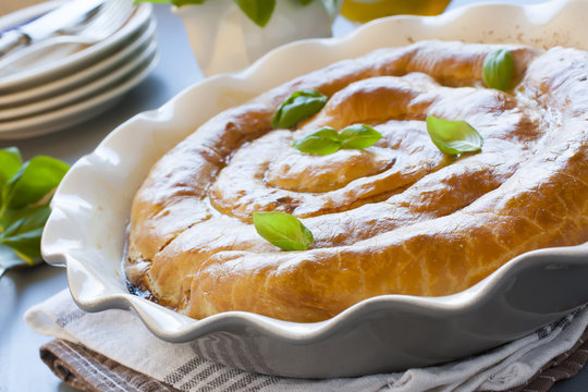 Meat Strudel.
