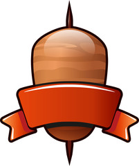 Naklejka premium Logo Dönerspieß