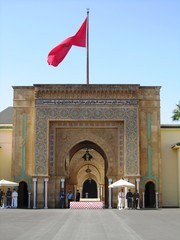 Königsstadt Rabat - Königspalast - Marokko