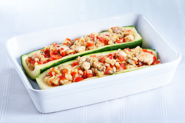 stuffed zucchini