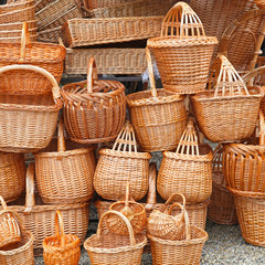 Rattan baskets