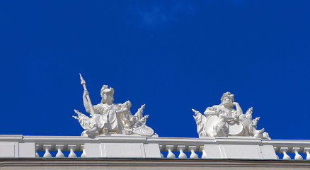 Obraz premium Karlsruher Schloss Statue