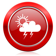 storm icon waether forecast sign