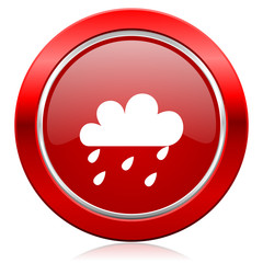 rain icon waether forecast sign