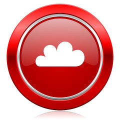 cloud icon waether forecast sign