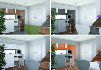 modernes Loft Interieur Design