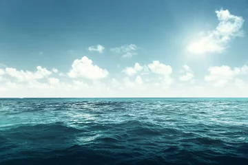 Selbstklebende Fototapete Wasser perfekter Himmel und Meer
