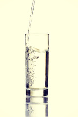 Glass of water.