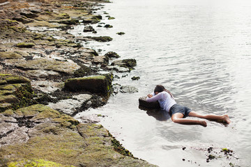 Portrait of beautiful female