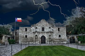 Alamo in San Antonio,Texas - obrazy, fototapety, plakaty