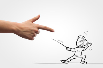 Fencing sport