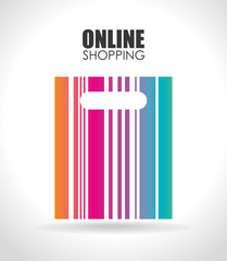 Shopping design, vector illustration.