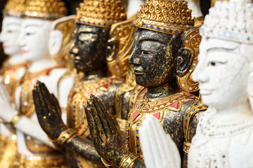 Traditional Thai style wood carving