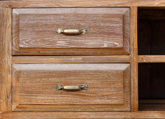 Vintage style wooden drawer