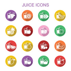 juice long shadow icons