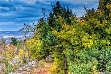 Autumn colors of Krizevac Mount