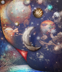 Dark galaxy © Rosario Rizzo