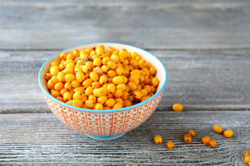 Seabuckthorn in a bowl