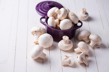 Fresh mushrooms
