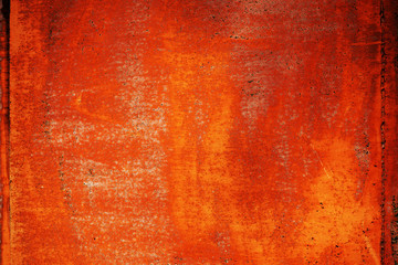 rusty metallic background with shabby and old paint