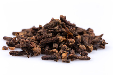Cloves isolated on white background