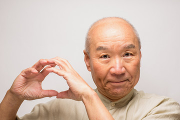 Obraz premium シニアの顔