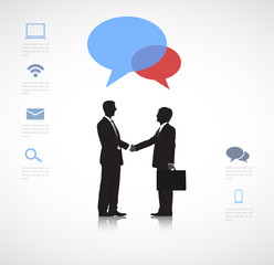 Successful Buisness Deal Handshake Team Teamwork Concept