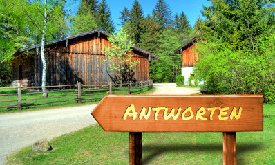 Strassenschild 32 - Antworten