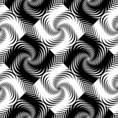 Design seamless whirlpool movement illusion background