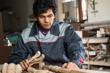 Carpenter at work