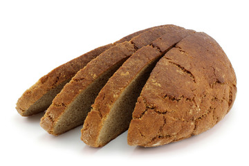 Sliced rye bread