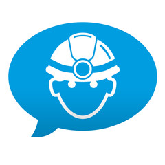 Etiqueta tipo app comentario minero