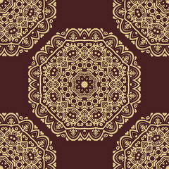 Pattern in the style of Baroque. Abstract Vector Background