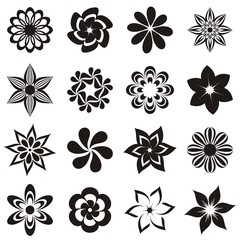 Obraz premium Flower icons