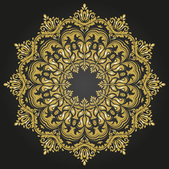 Damask Vector Pattern. Orient Ornament
