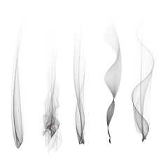 Vector set of smoke effect, smooth, flame,  wallpaper,