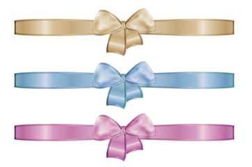 collection of the three ribbons