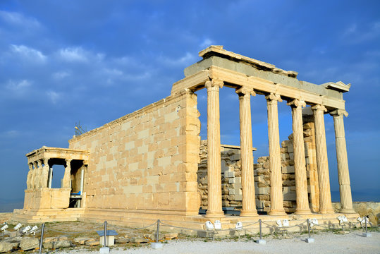 Erechtheion temple Acropolis in Athens