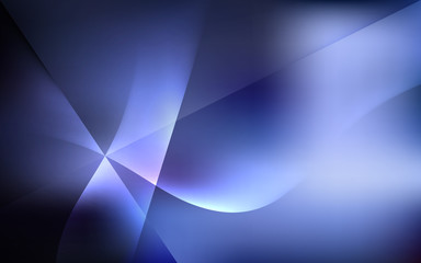 Fototapeta premium dark blue abstract waves background vector