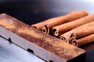 chocolate and cinamon