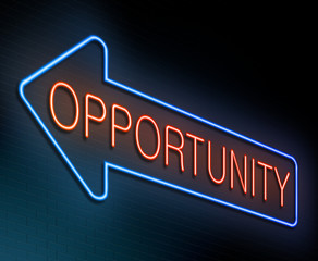 Opportunity concept.