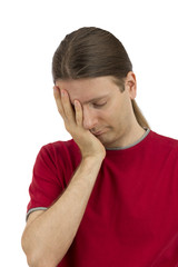 Fototapeta premium Man in depression
