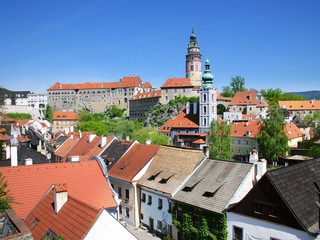 Fototapeta na wymiar town Cesky Krumlov (UNESCO), South Bohemia, Czech republic